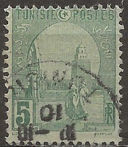Tunesië, Postzegels en Munten, Ophalen of Verzenden, Tunesië, Gestempeld