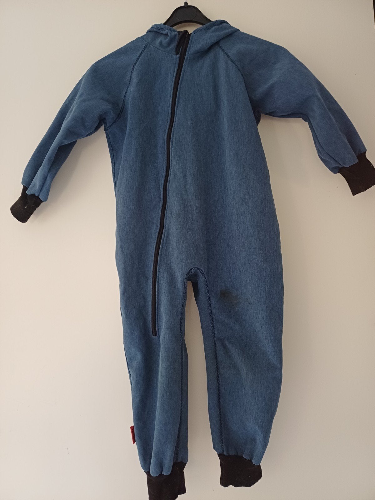 Ielm softshell overal jeans look maat 110, Kinderen en Baby's, Ophalen of Verzenden, Gebruikt, IELM, Jongen of Meisje