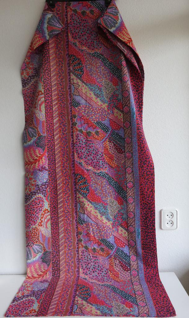 Vintage Bassetti italiaanse granfoulard, grand foulard bloem, Huis en Inrichting, Woonaccessoires | Plaids en Woondekens, Ophalen of Verzenden