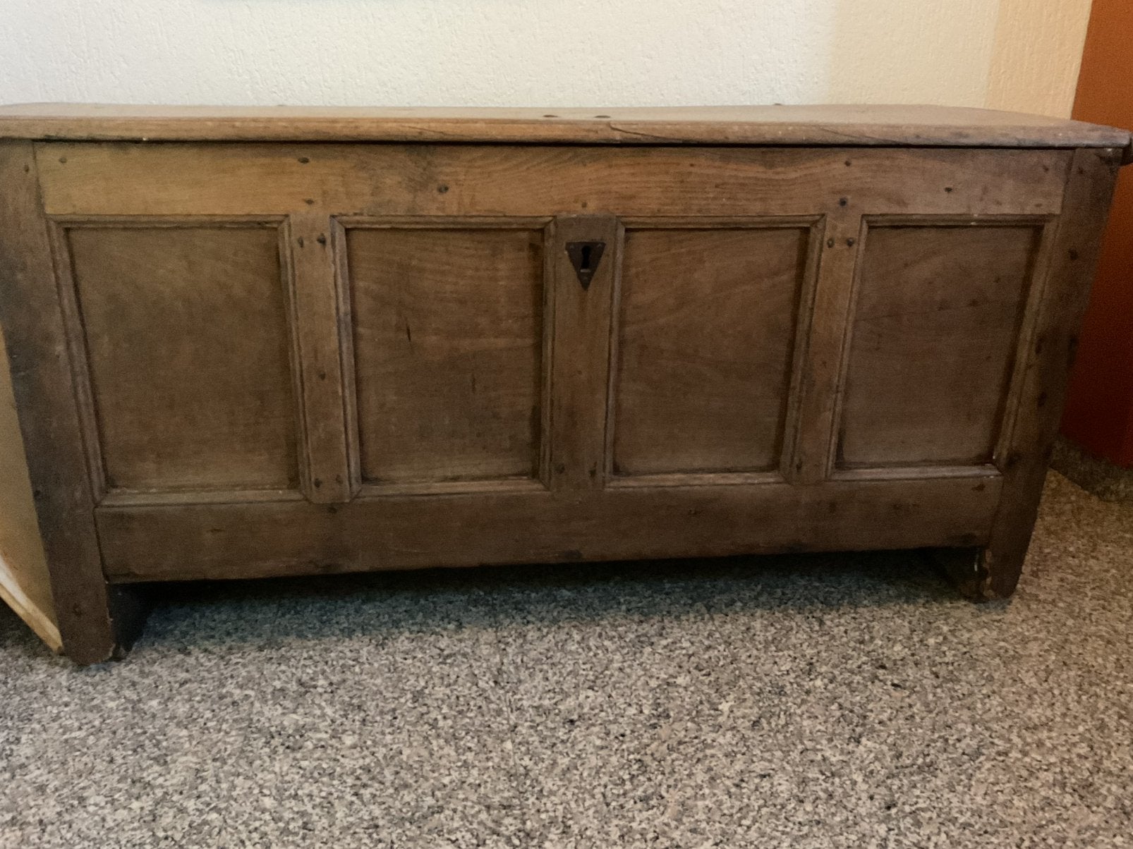 Eiken houten deken kist, Antiek en Kunst, Antiek | Meubels | Kasten, Ophalen
