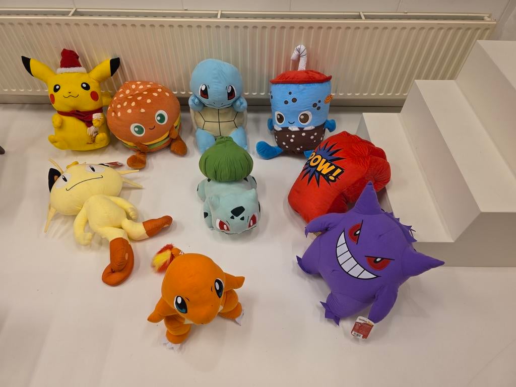 Walibi pokemon knuffels, Ophalen, Zo goed als nieuw