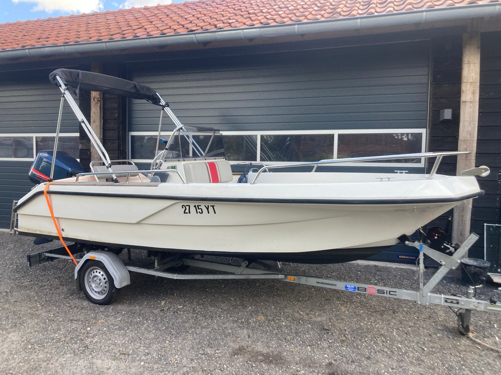 Aqua Star 510 consoleboot met Yamaha 130pk en trailer, Watersport en Boten, Vis- en Consoleboten, Overige merken, Gebruikt, 130 pk