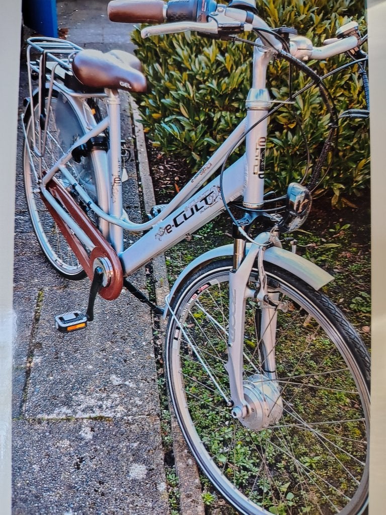 E-Bike damesfiets e-Cult 55 cm, Fietsen en Brommers, 53 tot 56 cm, Versnellingen, Zo goed als nieuw, Ophalen