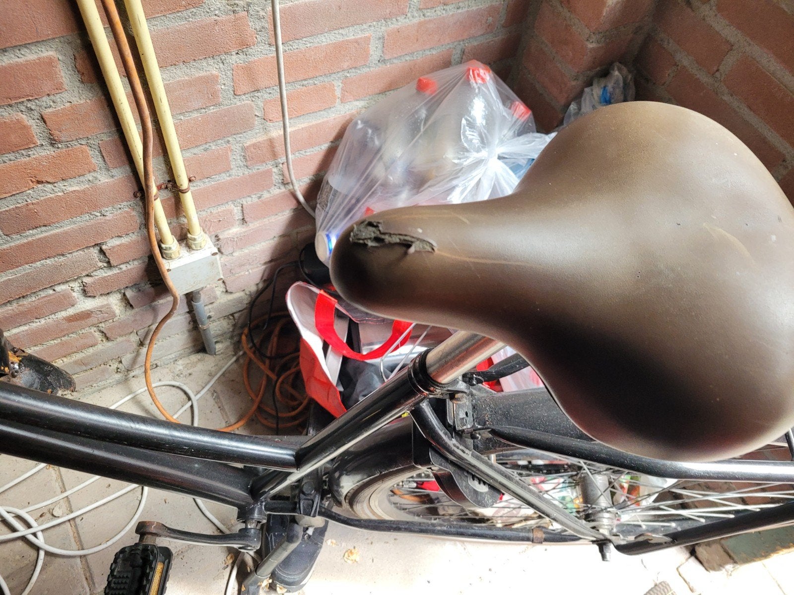 Oma fiets, Fietsen en Brommers, Fietsen | Tandems, 55 cm of meer, Ophalen of Verzenden, Gebruikt, Minder dan 10 versnellingen