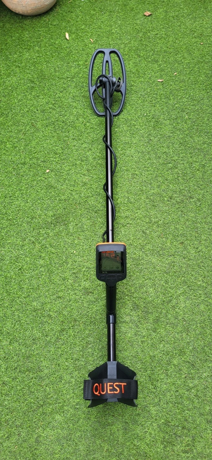 Quest X5 IDmaxX Metaaldetector - Ideaal voor Beginners!, Overige merken, Meer dan 30 cm, Ophalen of Verzenden, Zo goed als nieuw