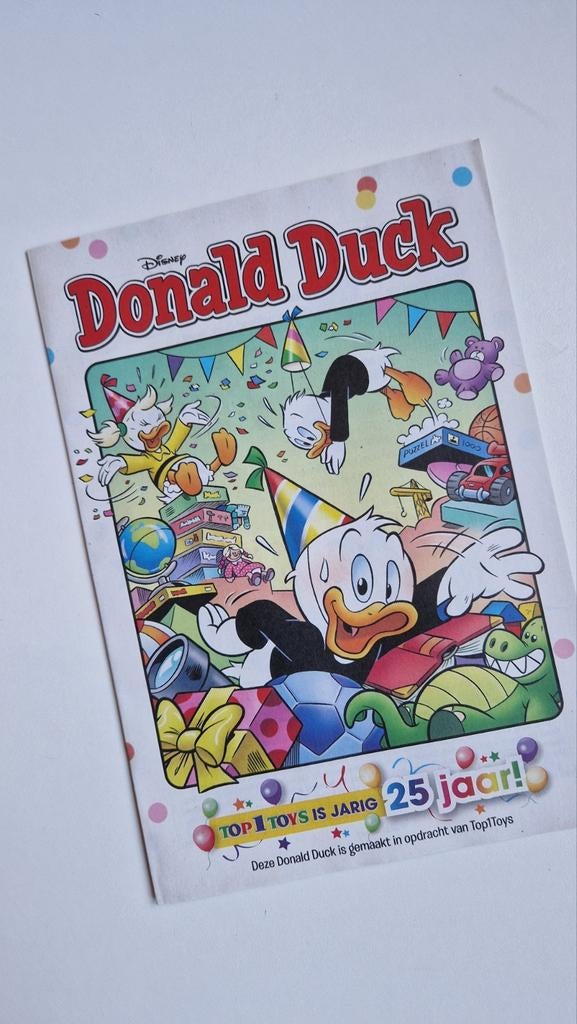 Donald Duck TopToys 25 jaar! Speciale uitgave, Eén stripboek, Ophalen of Verzenden, Zo goed als nieuw, Walt Disney