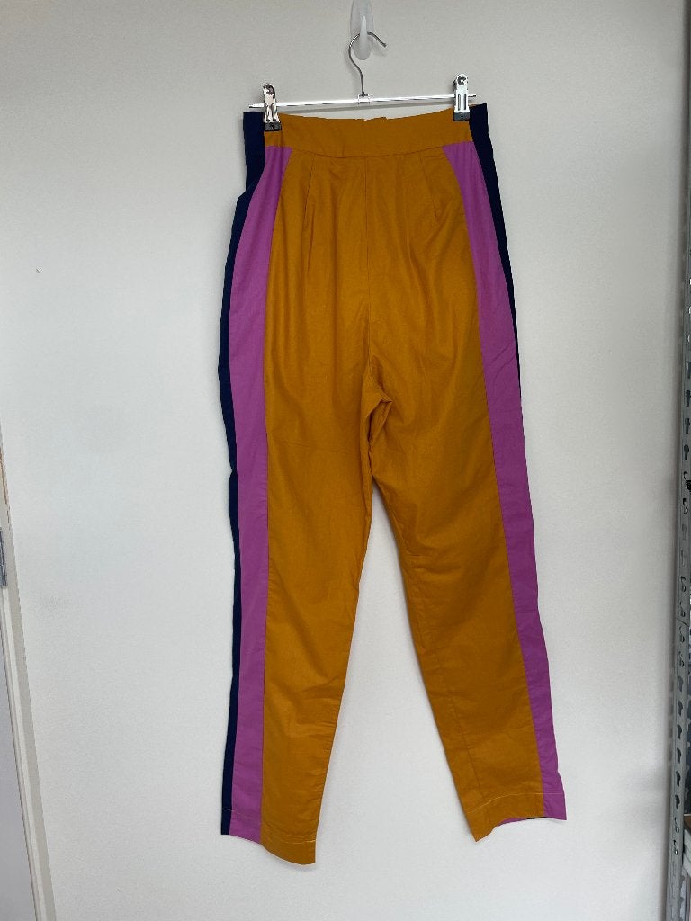 Farm Rio colourblock high waist broek XS roze blauw geel, Kleding | Dames, Blauw, AZZAS 2154 S.A., Hello@farmrio.eu, Ophalen of Verzenden