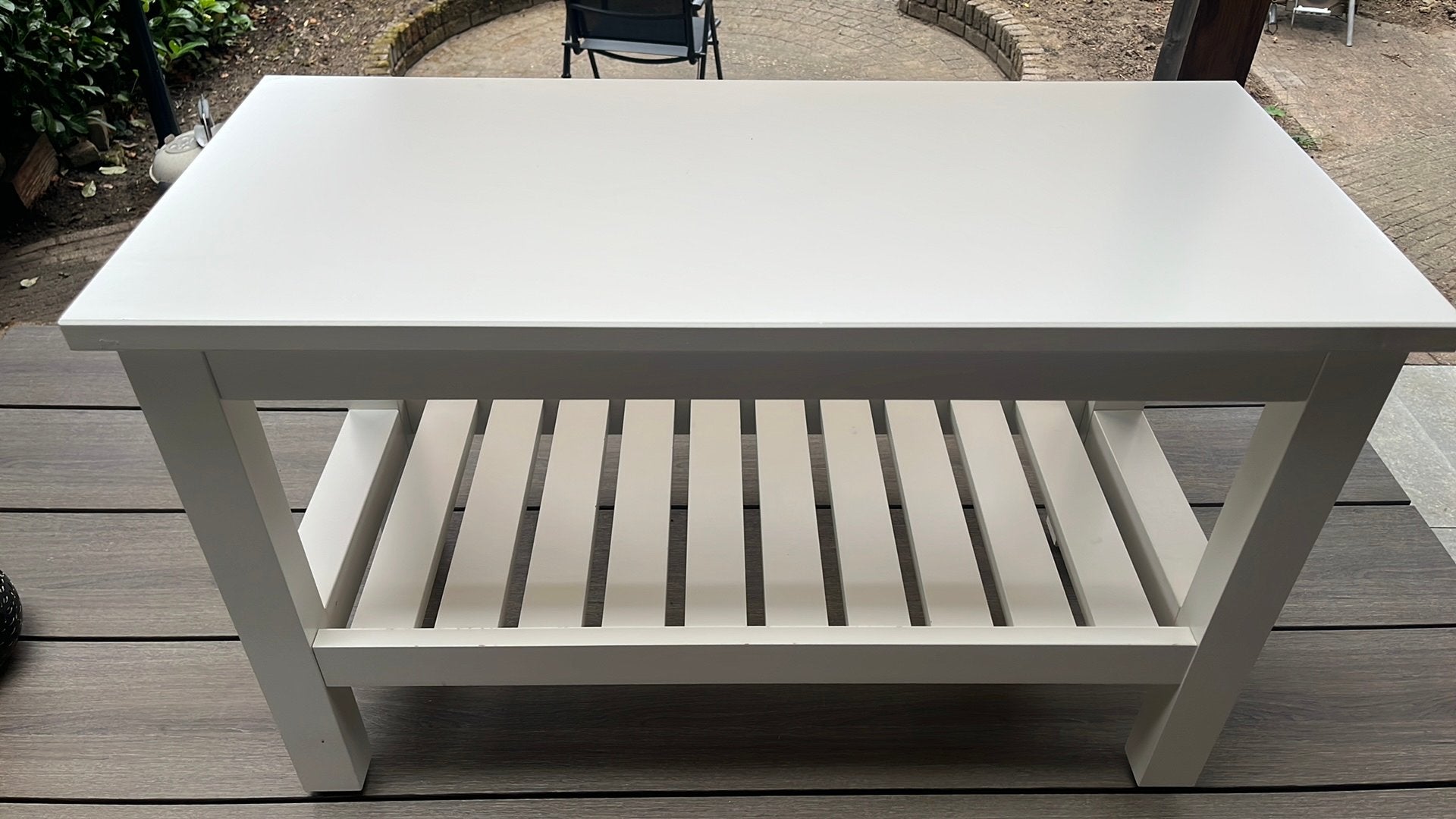 Ikea Hemnes bankje / tafeltje b82,5 d37 h51,5, Ophalen, Zo goed als nieuw