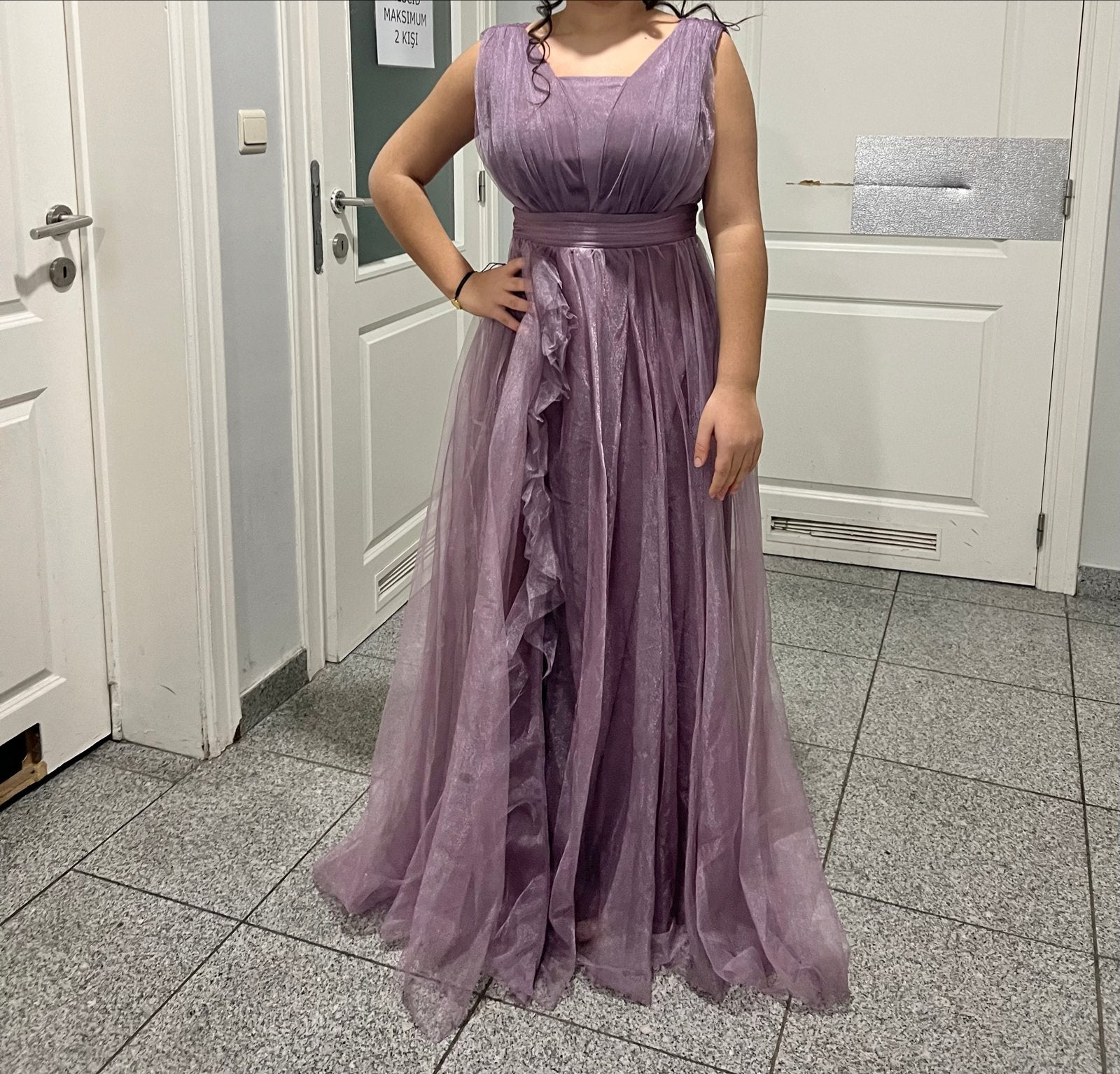 Elegante paarse galajurk, maat M, Kleding | Dames, Jurken, Maat 38/40 (M), Paars, Ophalen of Verzenden, Zo goed als nieuw