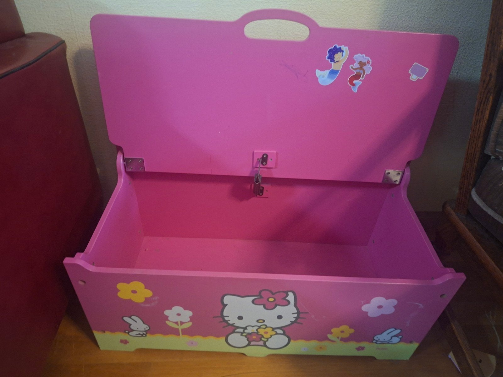 Hello Kitty Speelgoedkist / Opbergkist, Ophalen, Gebruikt, Meisje