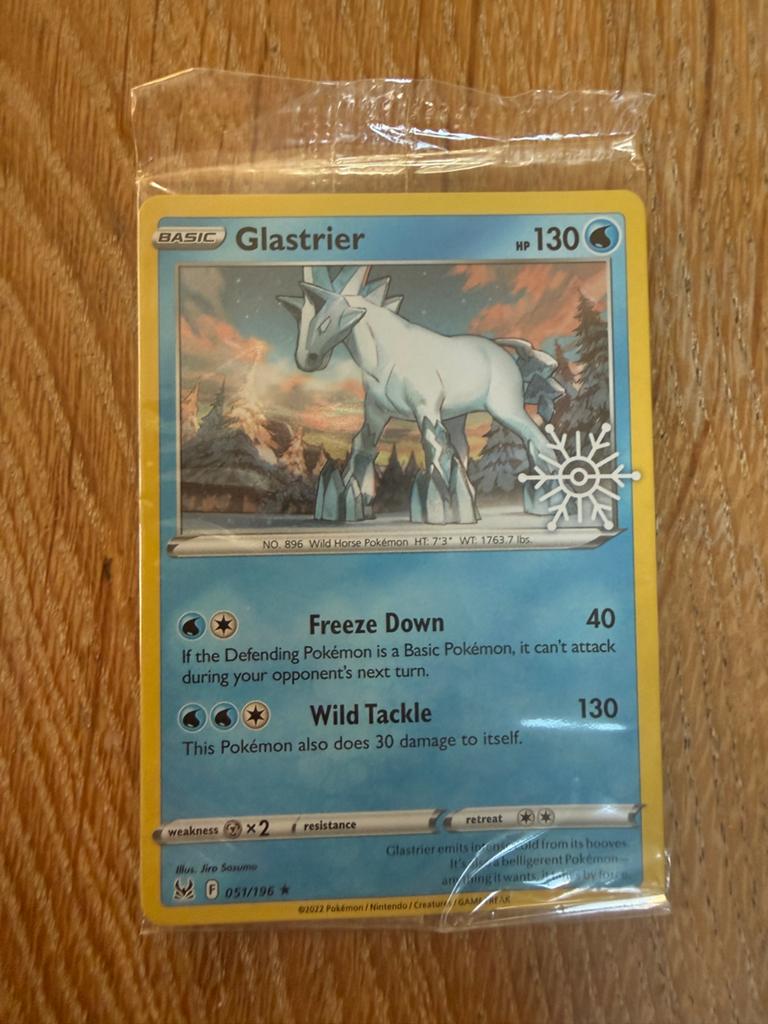 Glastrier snowflake 051/196 in seal, Ophalen of Verzenden, Nieuw, Losse kaart