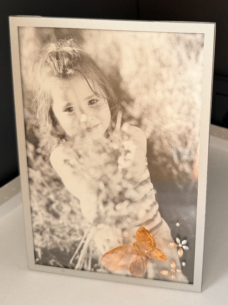 Swarovski fotolijst Butterfly Peach retired, Ophalen of Verzenden, Zo goed als nieuw, Figuurtje