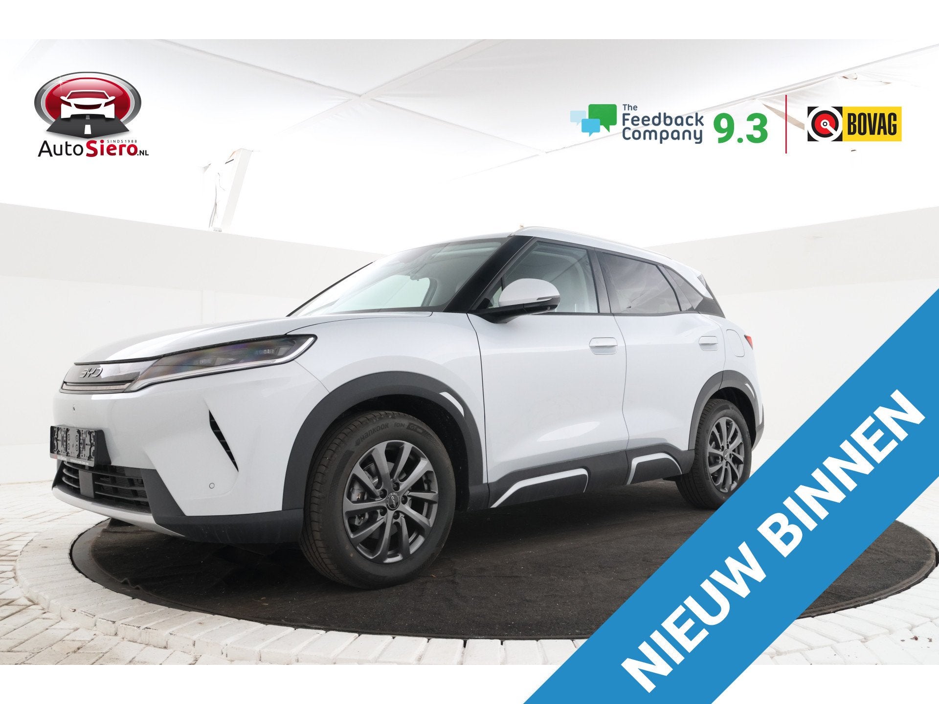BYD ATTO 2 1.5 DM-i Boost Bom vol opties! Fabrieksnieuw!, Auto's, Adaptive Cruise Control, 1498 cc, Met garantie (alle), Wit