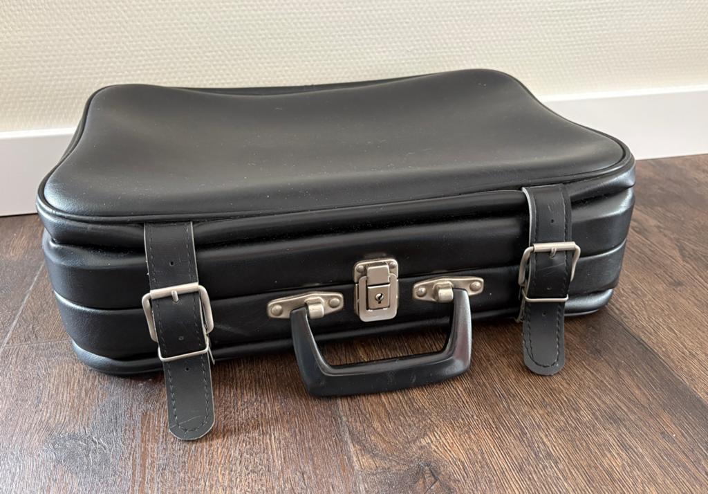 Leren (vintage) koffer, Ophalen, Gebruikt, Minder dan 35 cm, Minder dan 50 cm