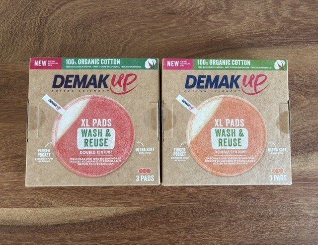 Nieuw | Demak’Up Wash & Reuse XL Pads | 2x 3 pads, Ophalen of Verzenden, Nieuw, Gehele gezicht, Reiniging