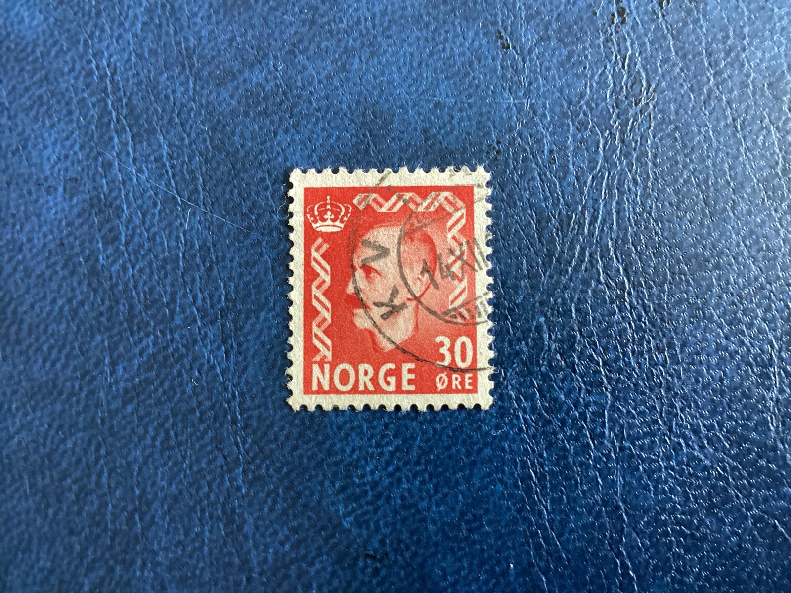Noorwegen 1950/52- Mi.361 - 30 Øre, Ophalen of Verzenden, Overige landen, Gestempeld