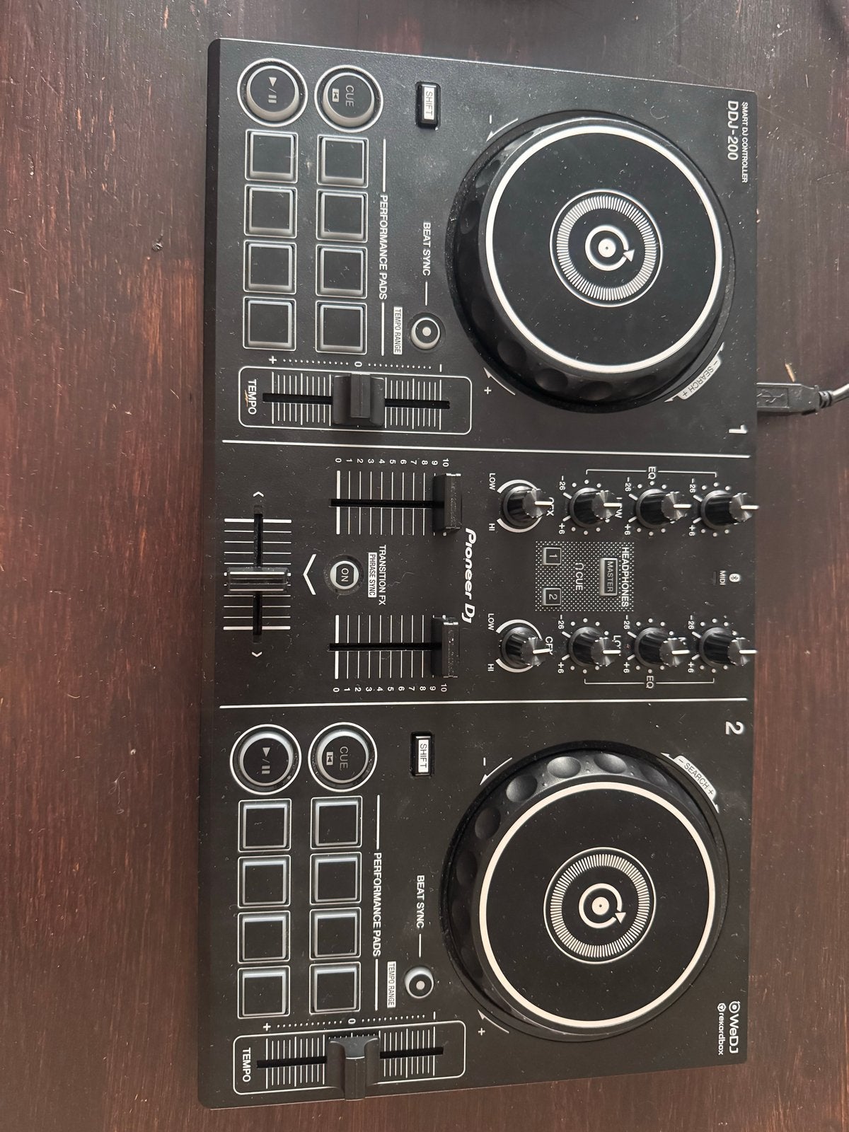 Pioneer DJ DDJ-200 Smart DJ Controller, Ophalen of Verzenden, Zo goed als nieuw, Dj-set, Pioneer