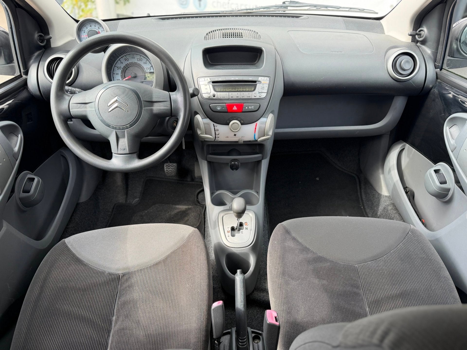 Citroen C1 1.0|NAP|AUTOMAAT|AIRCO|1EIGENAAR|5DEURS|NIEUWEAPK, Auto's, Dealer onderhouden, Stof, Gebruikt, 4 stoelen