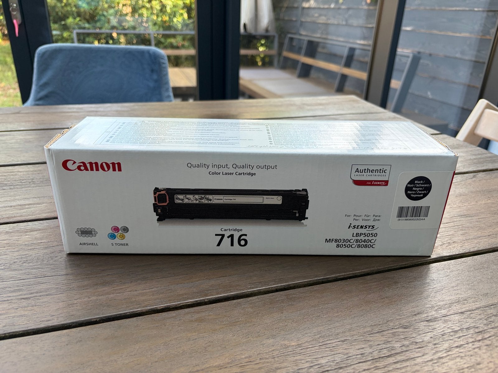 Canon 716 Zwart Toner Cartridge - Nieuw in doos, Computers en Software, Printers, Ophalen, Zwart-en-wit printen, Printer, Nieuw