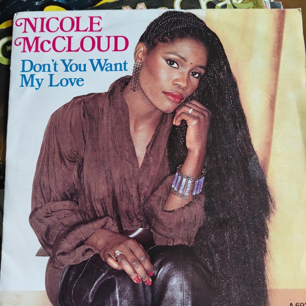 Nicole McCloud - Don't You Want My Love (Vinyl Single), Ophalen of Verzenden, 1980 - 1989, Gebruikt, 7 inch
