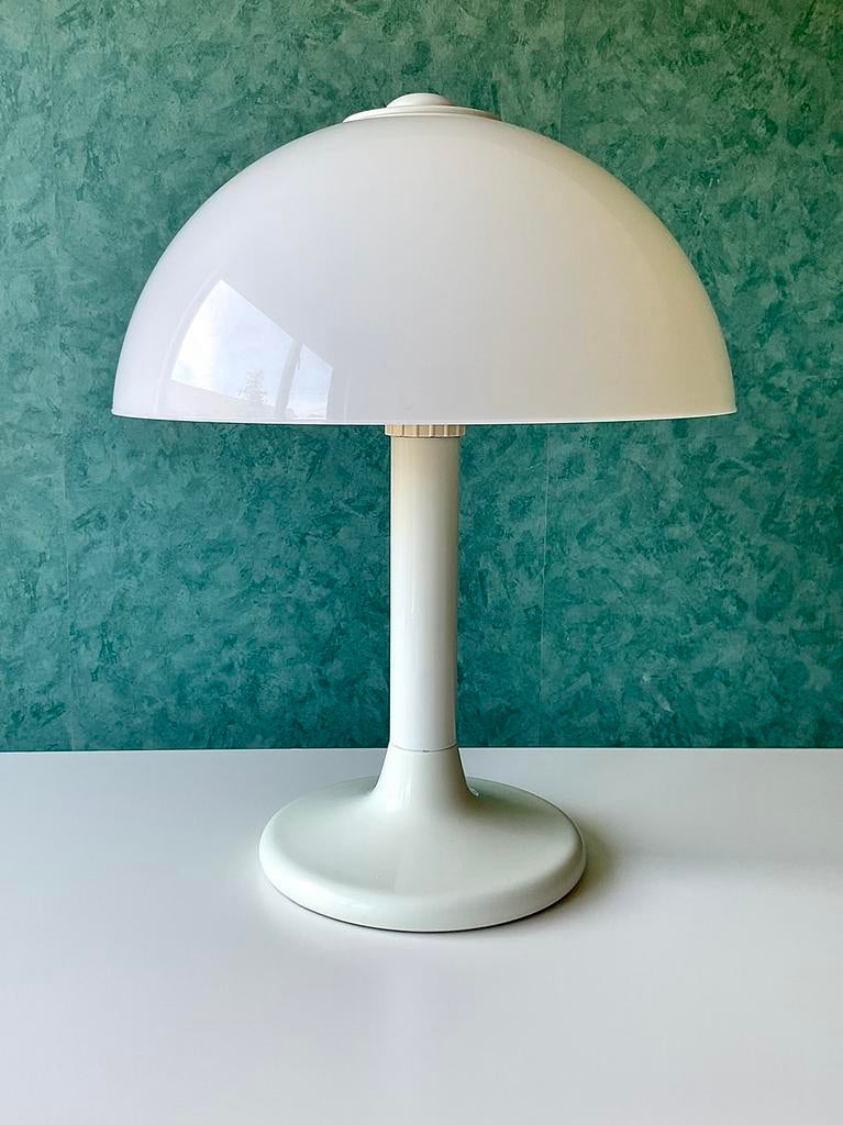 Vintage 70’s Mushroom Tafellamp, Ophalen of Verzenden, Zo goed als nieuw