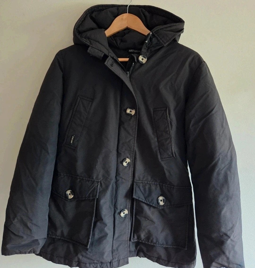 Airforce 4-pocket jas, Kleding | Dames, Jassen | Winter, Airforce, Ophalen, Zo goed als nieuw, Blauw