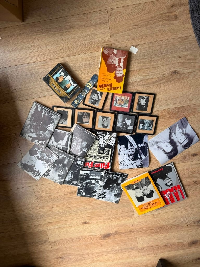 Grote Laurel & Hardy verzamelkavel, Ophalen, Gebruikt, Mens