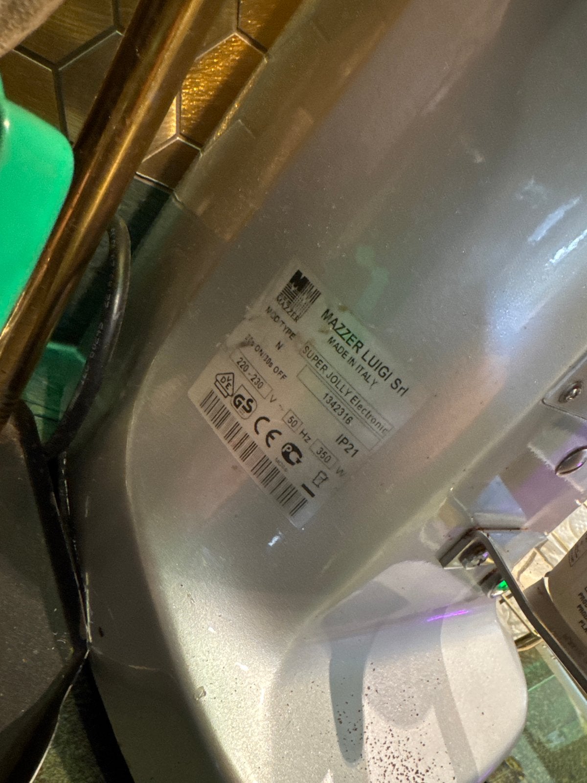 Mazzer Luigi Super Jolly Electronic Koffiemolen horeca, Ophalen, Gebruikt, Overige modellen, 10 kopjes of meer