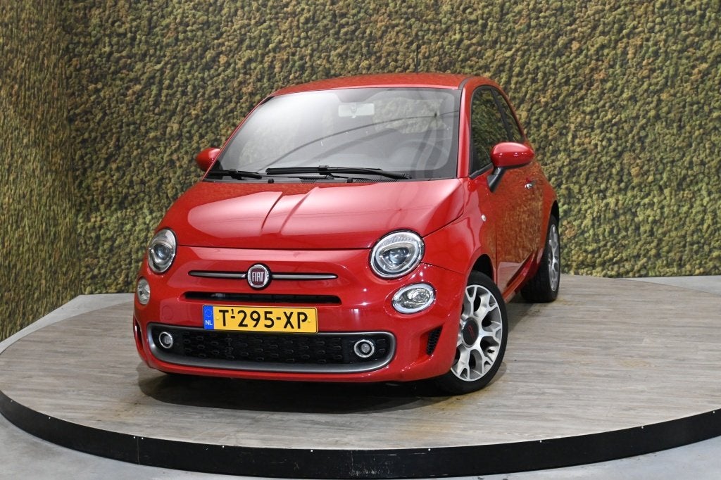 Fiat 500 1.0 Hybrid Sport(Look) | P.Sensor | Cruise, Voorwielaandrijving, Stof, Euro 6, 4 stoelen