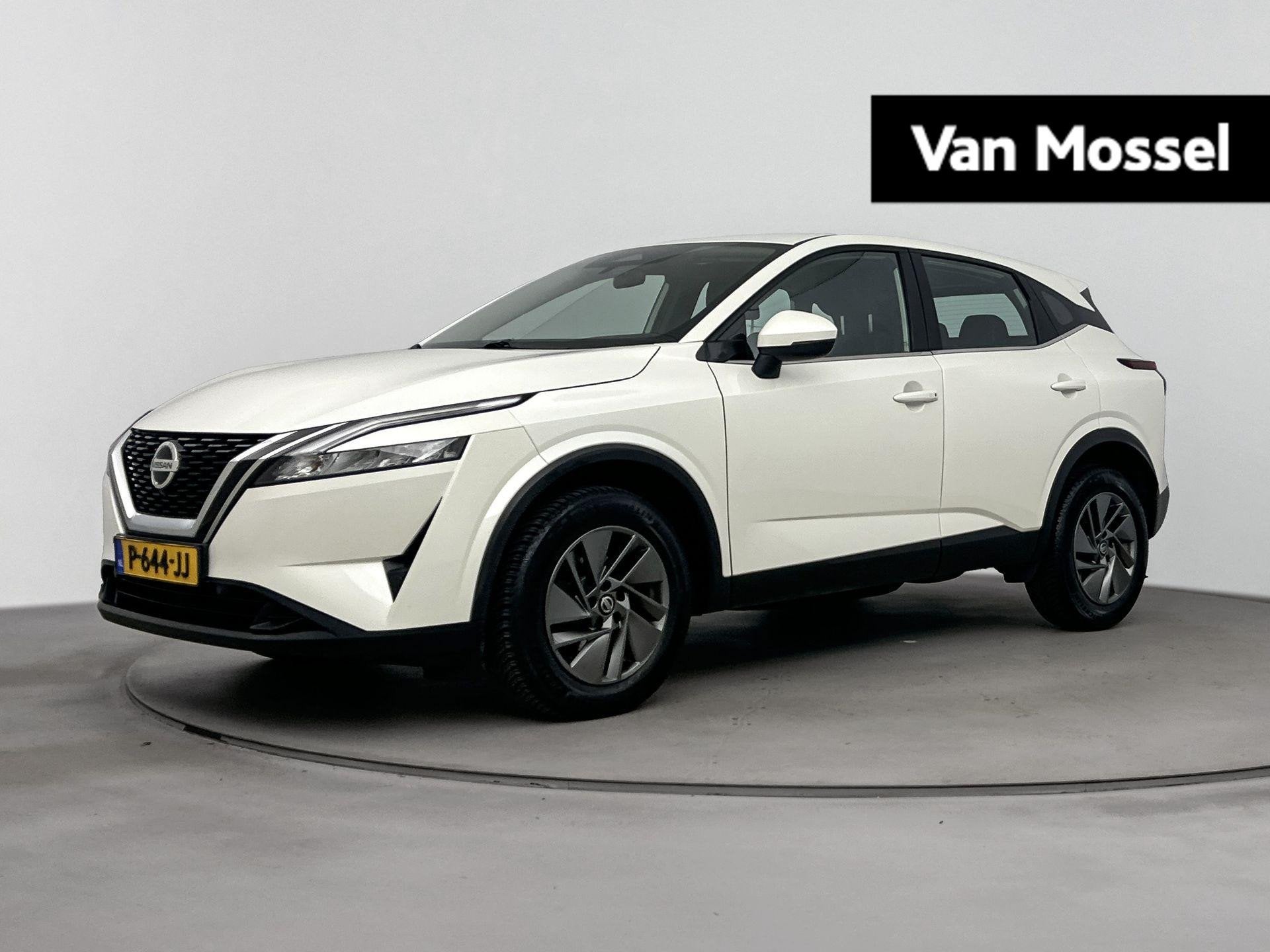 Nissan Qashqai 1.3 MHEV Xtronic Business Access | Camera ach, Auto's, Stof, Euro 6, Wit, Origineel Nederlands