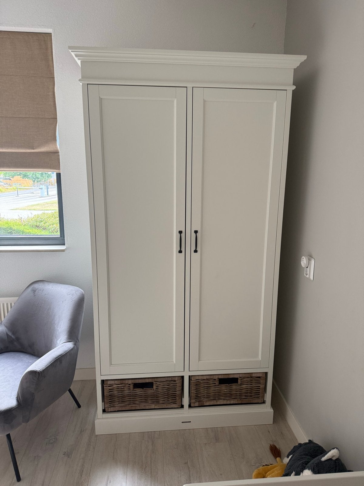 Kidsmill babykamer set: commode, wandrek en kledingkast, Ophalen, Gebruikt, Kast, 50 tot 70 cm