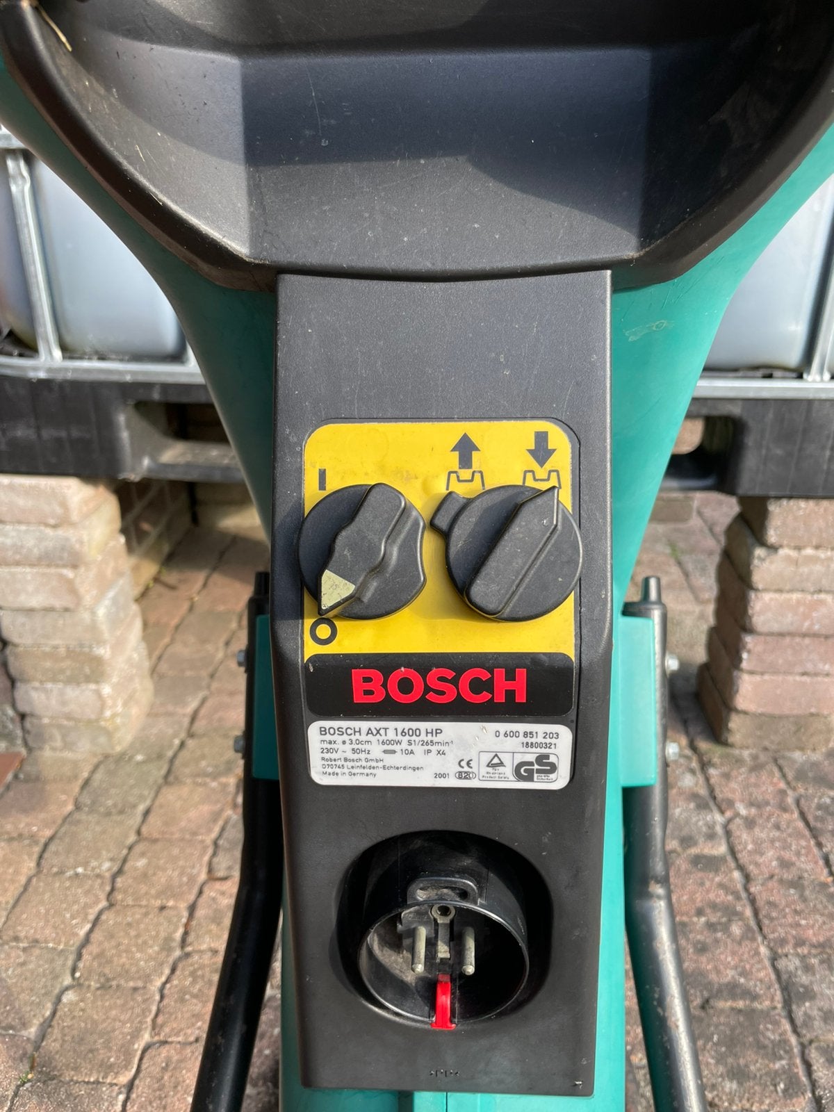 Bosch AXT 1400 HP Hakselaar - Elektrisch, Tuin en Terras, Ophalen, Gebruikt, Elektrisch