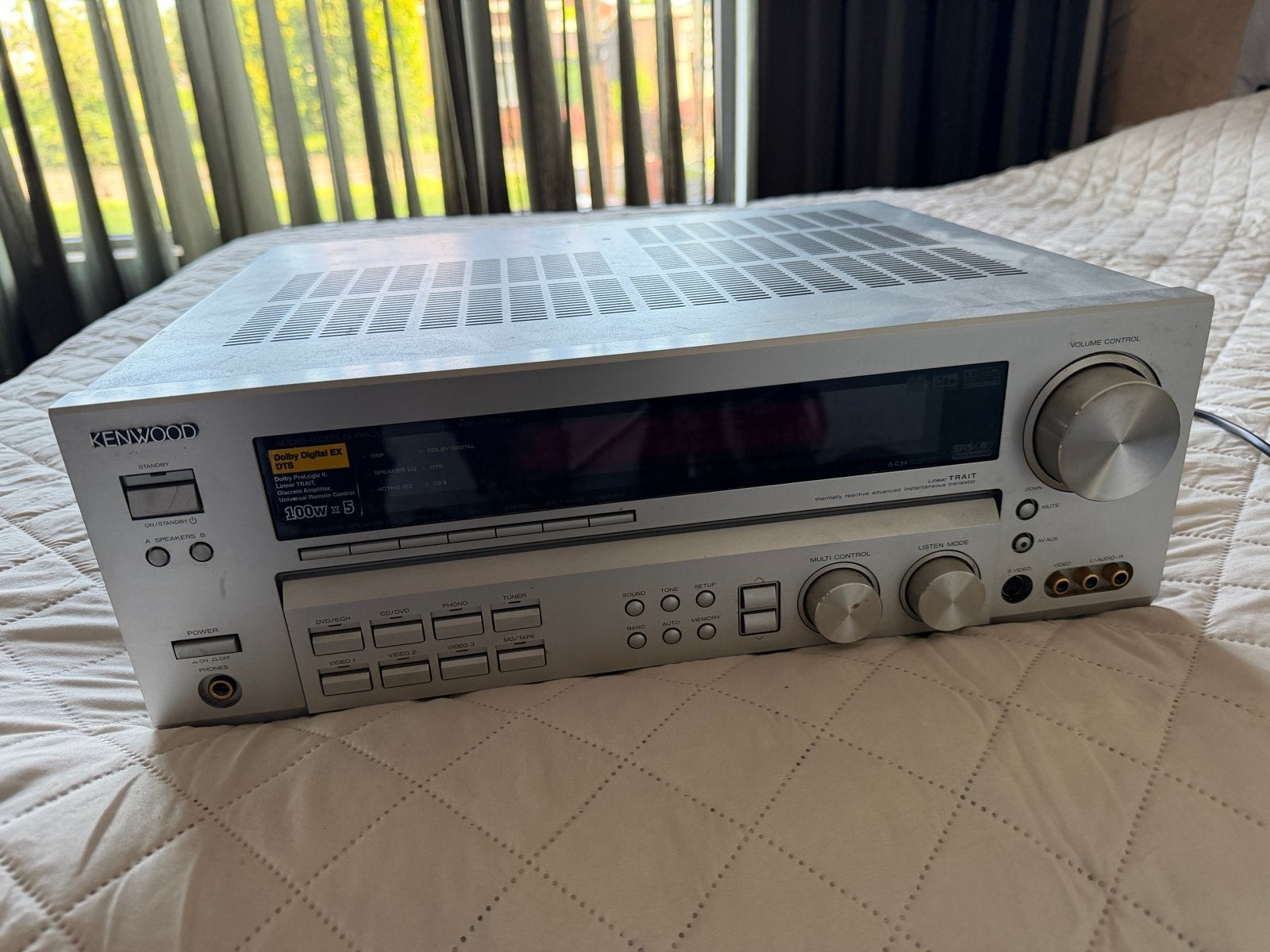 Kenwood KRF-V5060D 5.1 AV Receiver - Dolby Digital DTS, Gebruikt, 60 tot 120 watt, Ophalen, Overige merken