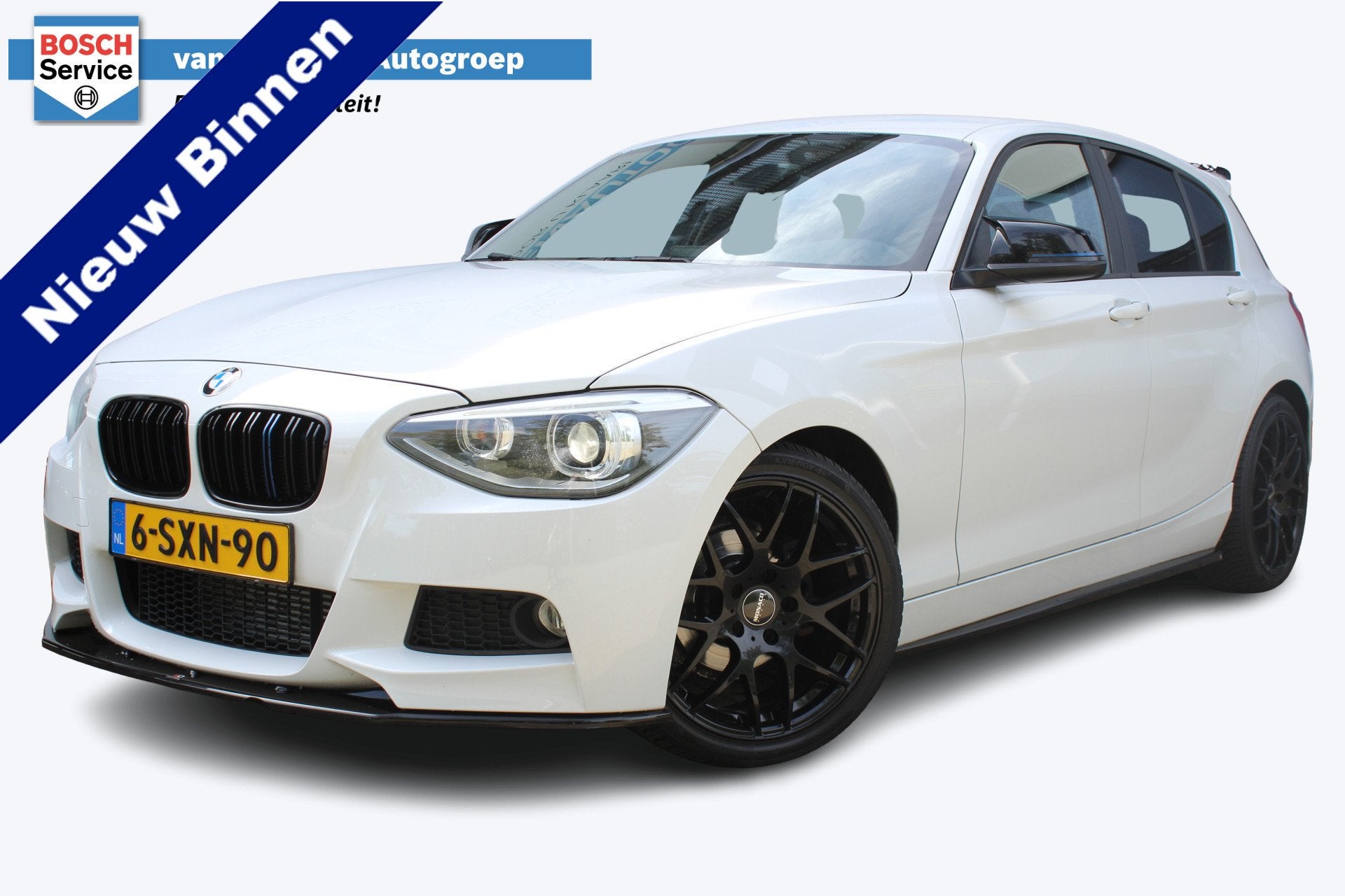BMW 1-serie 114i EDE Executive | Cruise controle | Parkeerse, Auto's, 1-Serie, Gebruikt, 4 cilinders, Wit