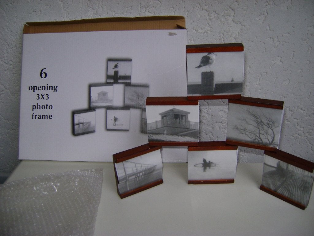 3 nieuw in doos foto standdaard voor 6 foto,s van 7x7cm, Diversen, Rommelmarktspullen, Ophalen of Verzenden, Nieuw