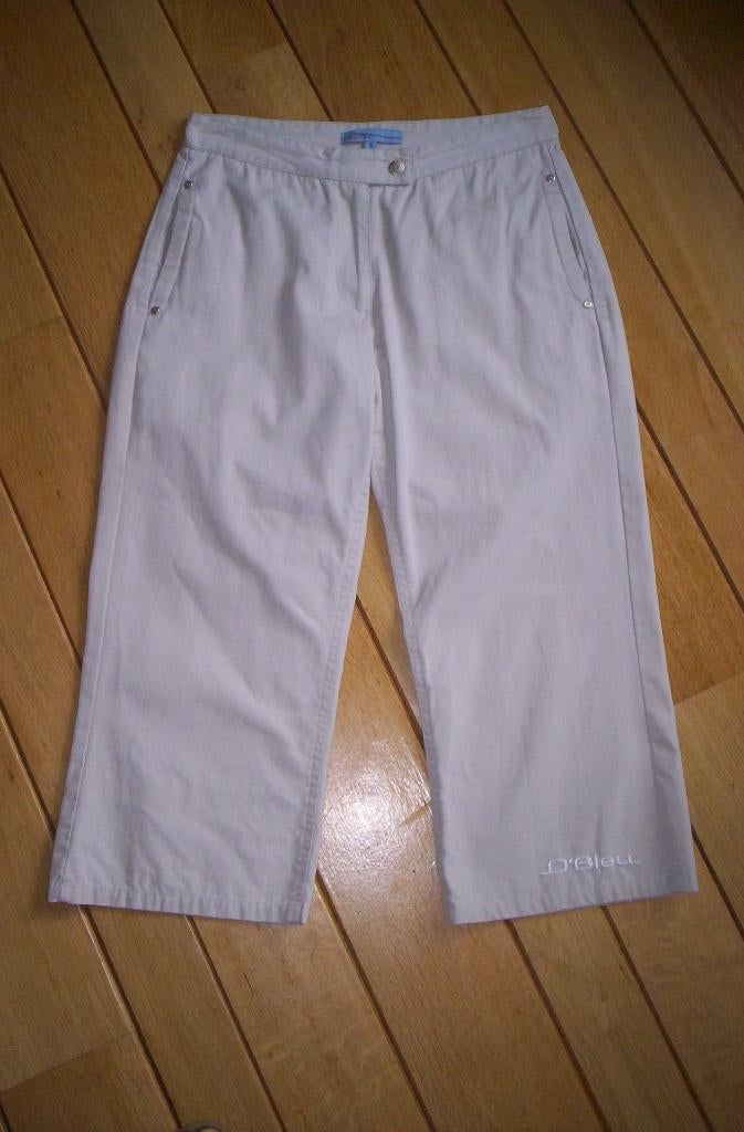 O'Blue capri broek beige zand maat 38, Kleding | Dames, Maat 38/40 (M), Beige, O'Blue, Ophalen of Verzenden