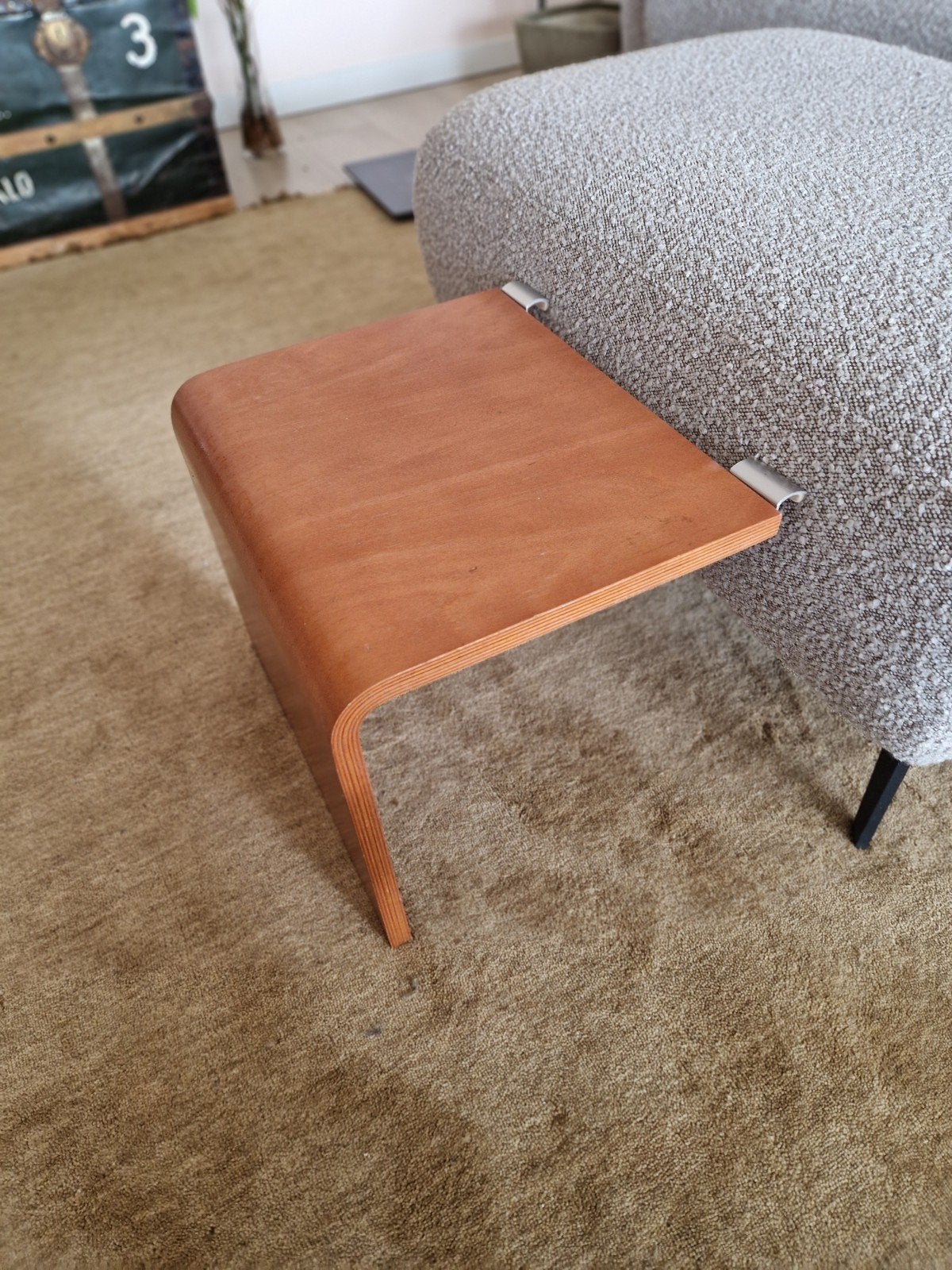Auping Auronde nachtkastje kersen, Ophalen, Minder dan 45 cm, Minder dan 55 cm, Gebruikt