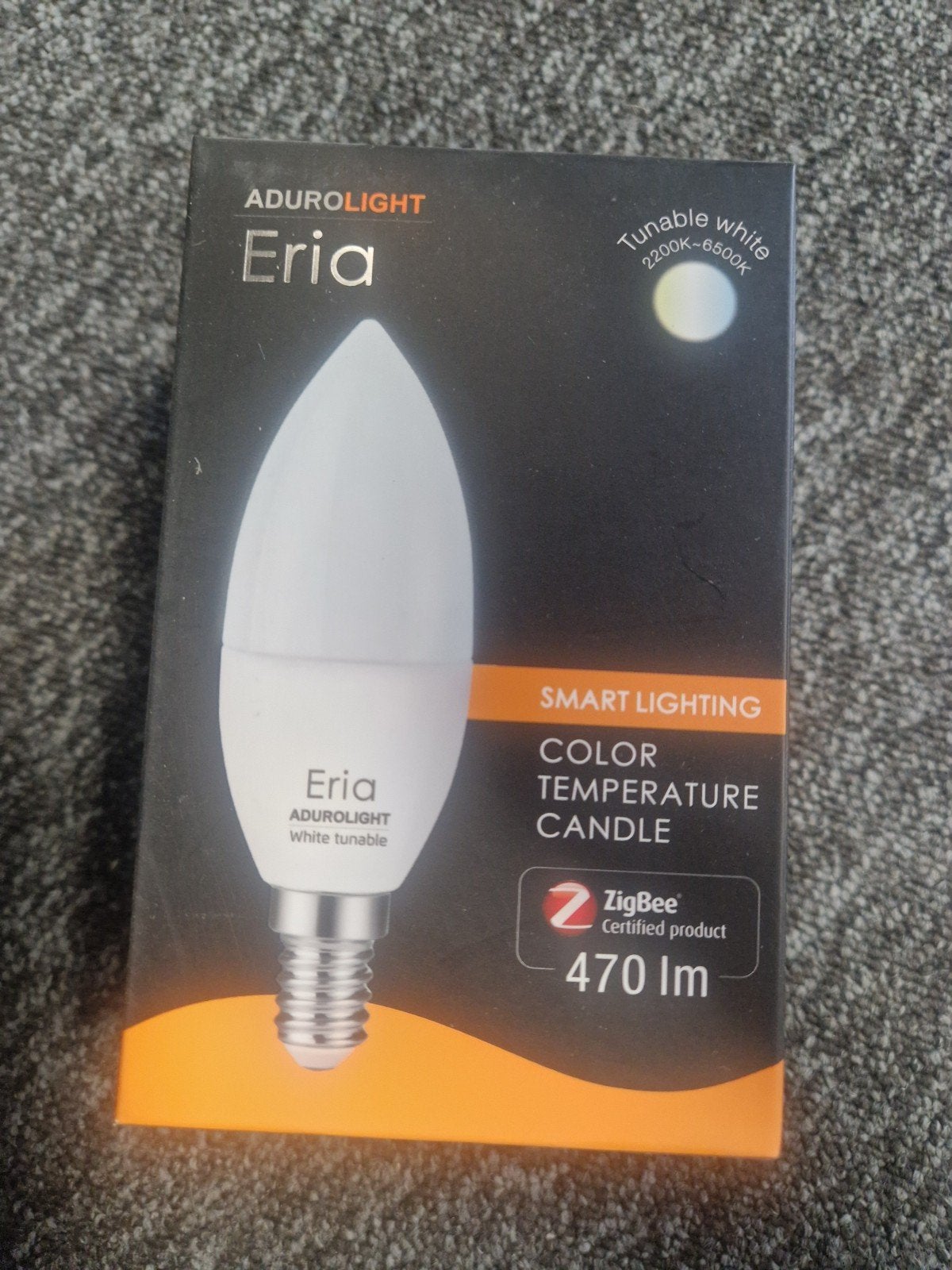 6x AduroSmart Eria Zigbee Smart Candle Lampen, Led-lamp, Instelbaar wit, E14 (klein), Nieuw
