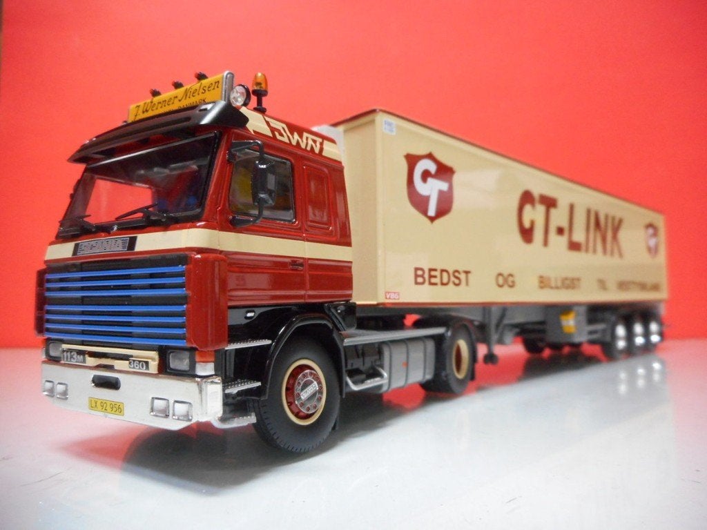 TEKNO SCANIA 3-SERIE J. WERNER NIELSEN, DENEMARKEN 84008, Hobby en Vrije tijd, Modelauto's | 1:50, Ophalen of Verzenden, Nieuw