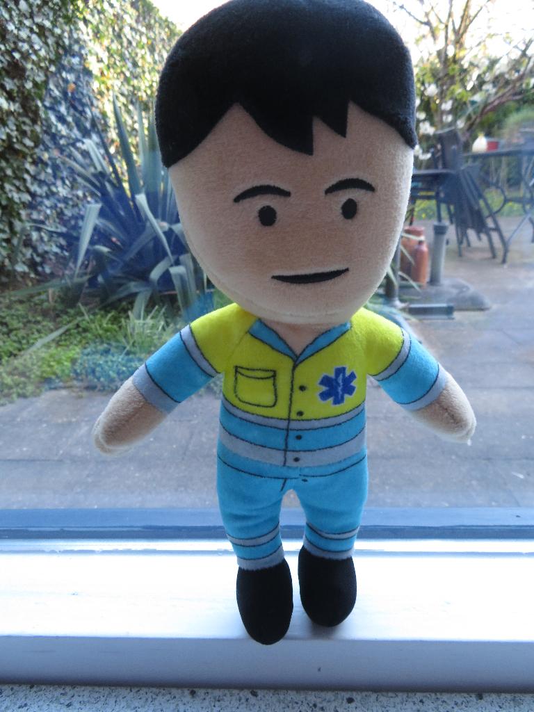 Zachte Pop RAV Team Ambulance Bram Brammetje, Overige typen, Ophalen of Verzenden, Zo goed als nieuw, Wasbaar