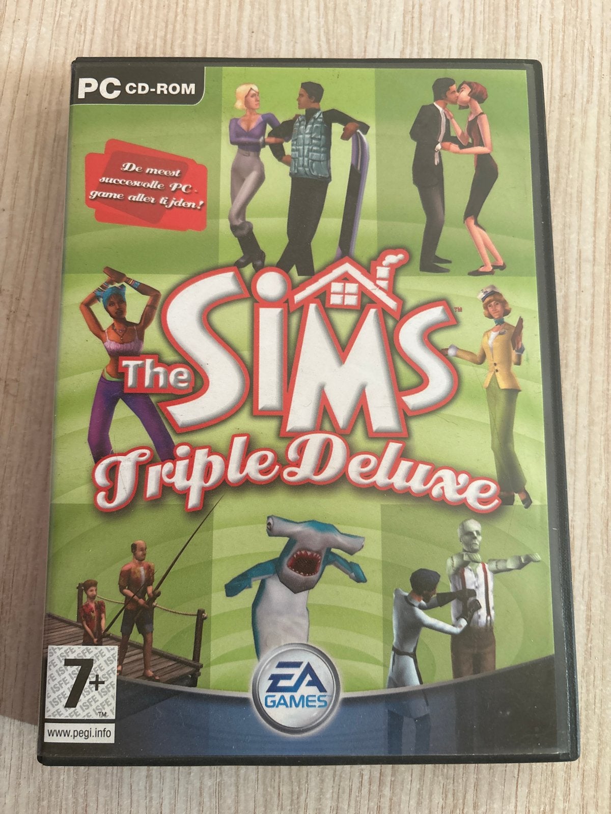 The Sims Triple Deluxe PC CD-ROM - Klassieke Simulatiegame, Gebruikt, 1 speler, Ophalen of Verzenden, Vanaf 7 jaar