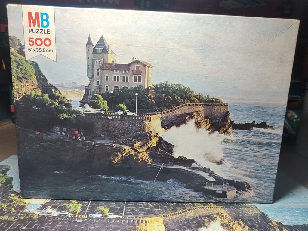Vintage MB puzzel 500 stukjes uit 1977, Hobby en Vrije tijd, Denksport en Puzzels, Ophalen of Verzenden, 500 t/m 1500 stukjes