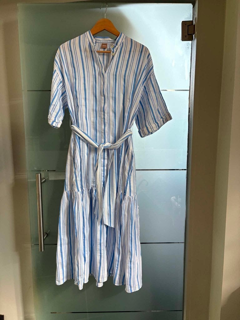 Hugo Boss Maxijurk, Maat 38/40 (M), Wit, Ophalen of Verzenden, Zo goed als nieuw