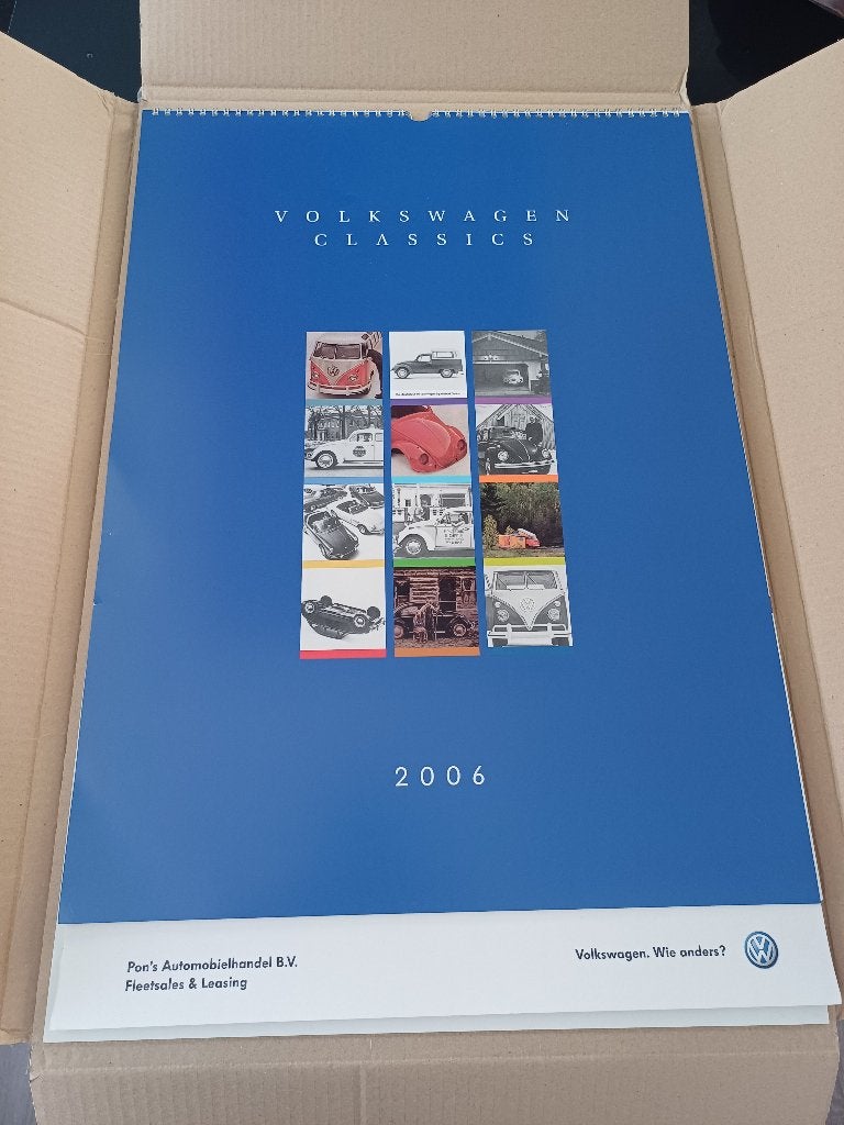Kalender VW 2006, Ophalen of Verzenden, Maandkalender, Zo goed als nieuw