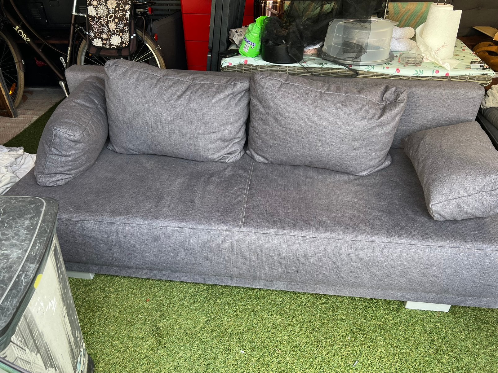 Slaapbank, Ophalen, Zo goed als nieuw, Minder dan 150 cm