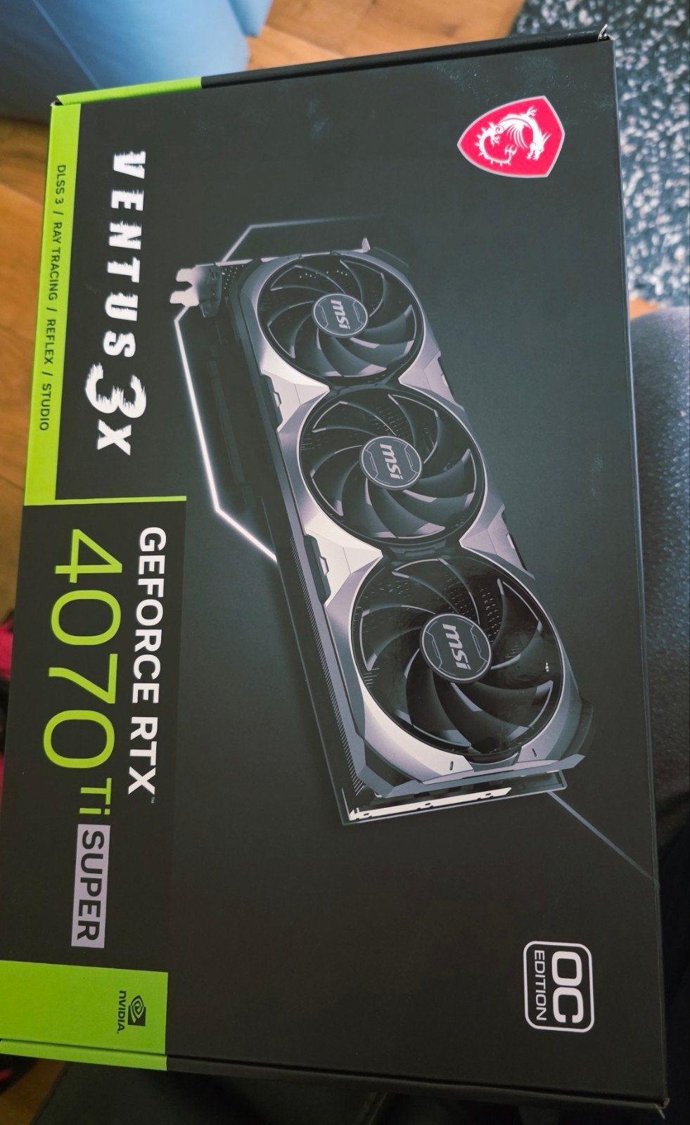 MSI GeForce RTX 4070 Ti SUPER Kapotte Hdmi, Ophalen, GDDR6, PCI-Express 4, Nieuw