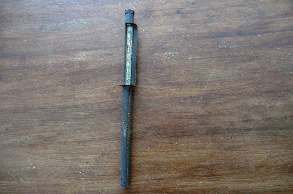 antieke kwikthermometer - voor in de keuken, Antiek en Kunst, Ophalen