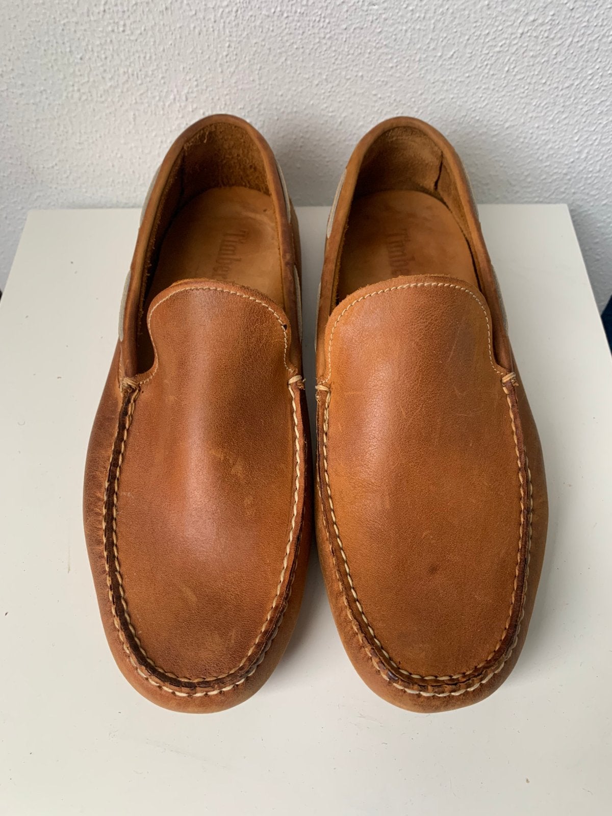 Nette leren Timberland loafers, maat 43, Loafers, Bruin, Ophalen of Verzenden, Gedragen