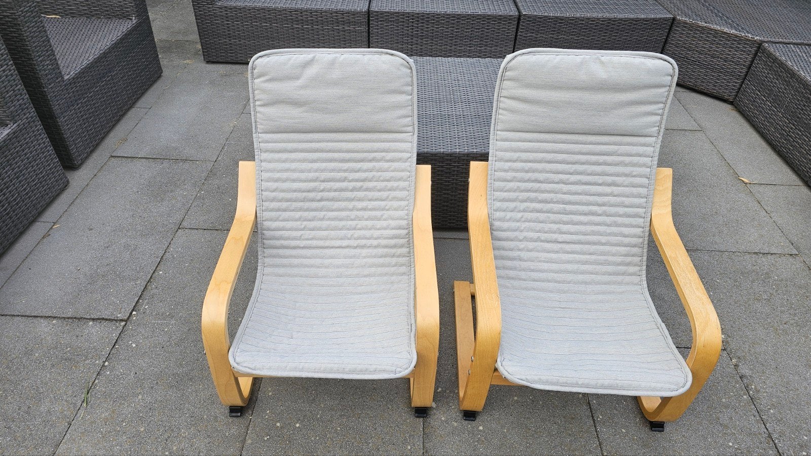 POÄNG kinderfauteuil IKEA 2x, Ophalen, Gebruikt, Overige typen
