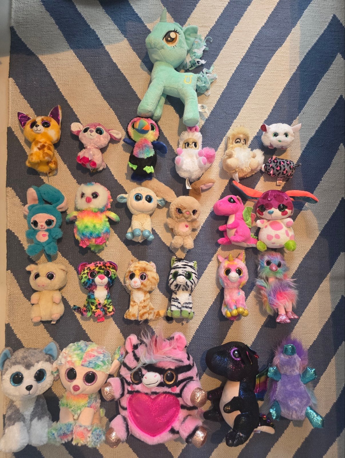 Grote collectie Ty Beanie Boos knuffels, Overige typen, Ophalen of Verzenden, Middelgroot (20 tot 80 cm), Meerkleurig